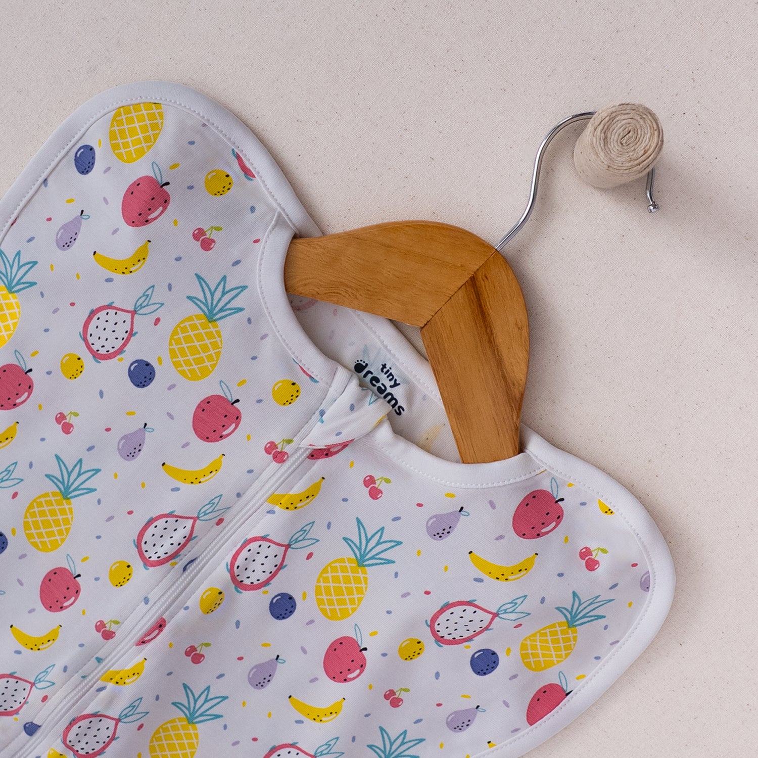 Little Fruts Baby Blanket & Swaddle Set (2 Pcs) |0-3 Months | Soft & Breathable Fabric | Blanket,Swaddle