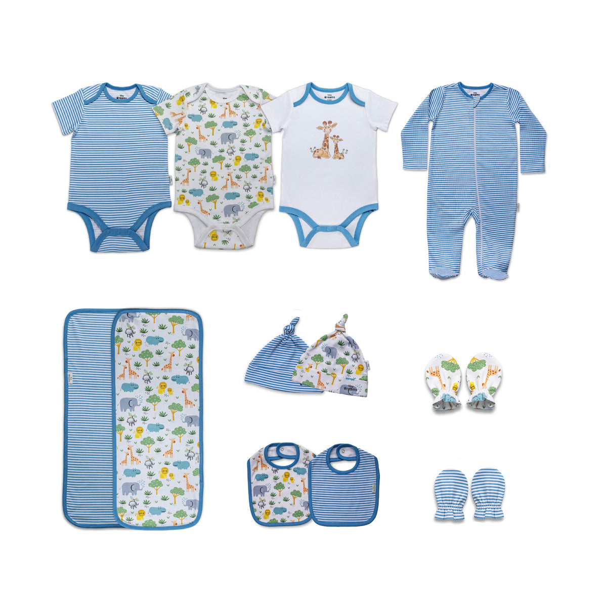 Jungle Mix Boy Layette Set - 12 Pcs