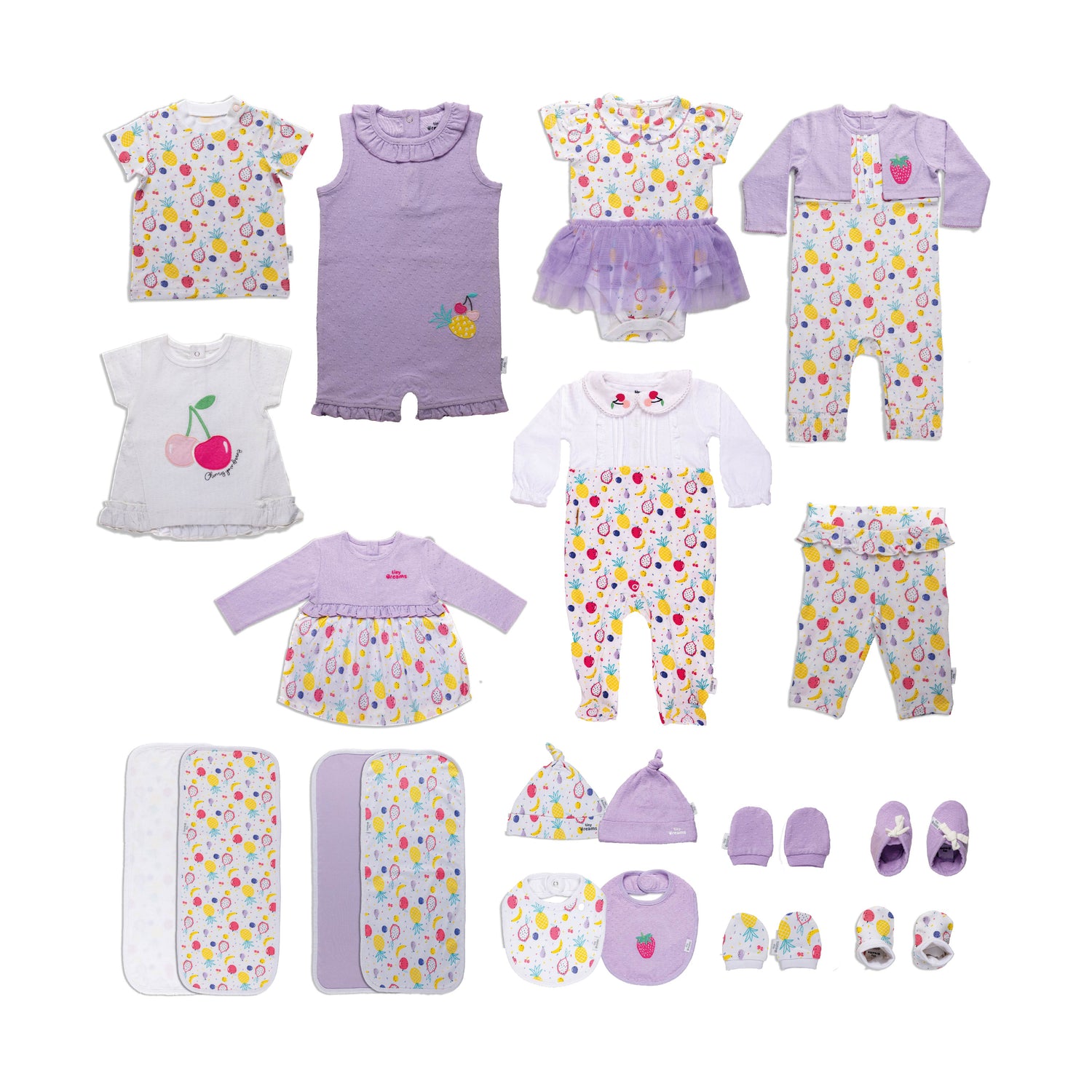 Little Fruits Girl Layette Set - 18 pcs
