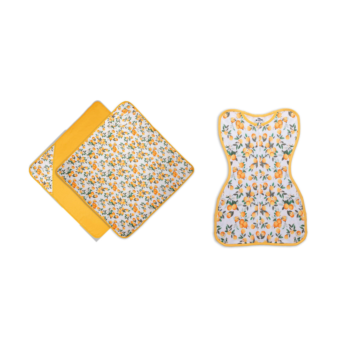 Little Fruits Girl Blanket and Swaddle Set 2