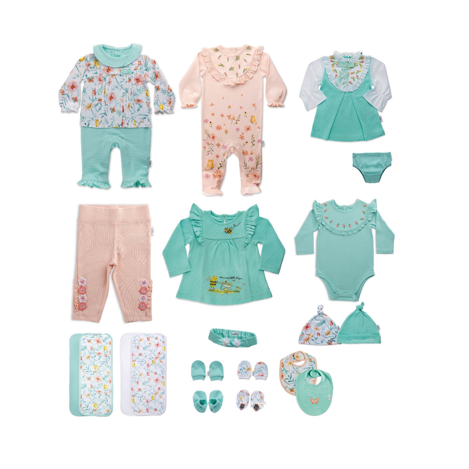 My Garden Girl Layette Set - 18 pcs